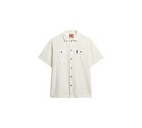 Superdry Herren The Merchant Store - Strukturiertes Kurzarmhemd Wollweiß XL