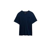 Superdry Herren The Merchant Store - T-Shirt mit Tasche Indigoblau L