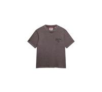 Superdry Herren Tokyo Narrative Loose T-Shirt Dunkel Kiesgrau XXXL