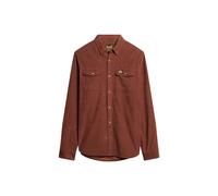 Superdry Herren Trailsman Cordhemd mit lockerer Passform Töpfer Erdbraun M