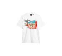 Superdry Herren Travel Postcard T-Shirt mit Grafikprint Weiß XL