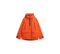 Superdry Herren Ultimative SD-Windjacke mit Kapuze und Stickerei Flammenorange M