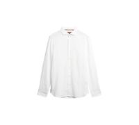 Superdry Herren Vacation Hemd mit Langen Ärmeln aus Leinen Optik L