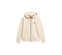 Superdry Herren Verwaschene Essential Kapuzenjacke mit Logo Verwaschene Kreide XXL