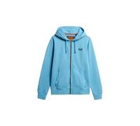 Superdry Herren Verwaschene Essential Kapuzenjacke mit Logo Verwaschenes Heritage-Blau XXL