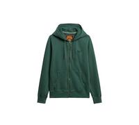 Superdry Herren Verwaschene Essential Kapuzenjacke mit Logo Waldgrün XXL