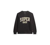 Superdry Herren Vintage Athletic Crew Sweatshirt Verwaschenes Schwarz XXL