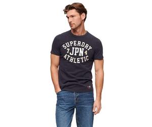 Superdry Herren Vintage Athletic Kurzarm-T-Shirt Finster Marineblau M