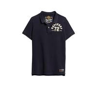 Superdry Poloshirt Vintage Athletic Kurzarm Logo Marineblau L