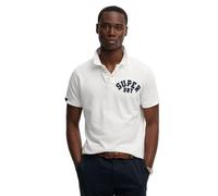 Poloshirt SUPERDRY "Poloshirt Vintage Athletic Polo", Herren, Gr. XL, weiß, Obermaterial: 100% Baumwolle CO., Shirts (32459543-XL) weiß