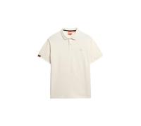 Poloshirt SUPERDRY "VINT DESTROY POLO", Herren, Gr. 3XL, weiß (destroy chalk weiß), Single Jersey, Obermaterial: 100% Baumwolle, unifarben, relaxed fit, Rundhals, Shirts (24590030-XXXL) destroy chalk 