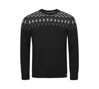 Superdry Herren Vintage Fairisle Strickpullover mit Rundhalsausschnitt Mono Fairisle XL