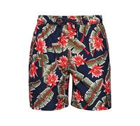 Superdry Herren Vintage Hawaiian Swimshort Schwimm-Slips, Bananenblatt, Marineblau, XL
