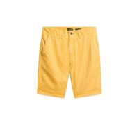 Superdry Herren Vintage International Chino Shorts schmale Passform Maisseide Gelb 36