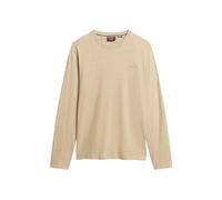 Superdry Herren Vintage Logo Emb L/S Top T-Shirt, Braun, Fleck Marl, S