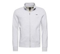 Superdry Herren Vintage Logo EMB Zip Track Kapuzenpullover, Grau (Glacier Grey Marl), XXXL