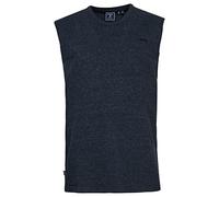 Superdry Herren Vintage Logo Tanktop aus Bio-Baumwolle mit Stickerei Vintage Marineblau Meliert XXL