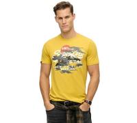 Superdry, T.Shirt VL Tokyo Relaxed Tee, M1012111A, Ölgelb, XXL, Herren