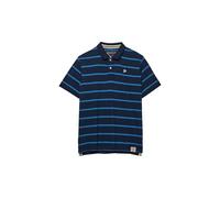Superdry Herren Vintage Stripe Jersey Poloshirt Marineblau Gestreift XL