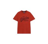 Superdry Herren Vintage T-Shirt mit Logo-Stickerei Arizona Orange Gesprenkelt M