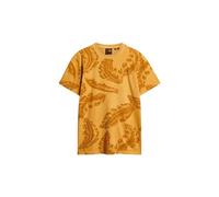 Superdry Herren Vintage T-Shirt mit überfärbtem Print Wüstengelb L
