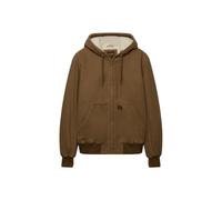 Superdry Herren Vintage Workwear Bomberjacke mit Kapuze Denim Co Tabakbraun M