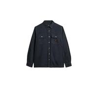 Superdry Herren Workwear Hemdjacke aus Bio-Baumwollcanvas Finster Marineblau XXL