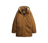 Superdry Herren Workwear-Kapuzenparka Denim Co Tabakbraun L