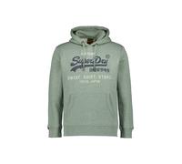 Superdry Hoodie Herren Regular Fit Baumwoll-Stretch grün, XXL