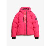 SUPERDRY ® Kastige Ski-Steppjacke mit Kapuze - 12 (40) - Hyper Fire (1ZP)