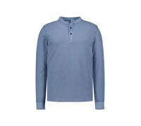 Superdry Pullover Henley Textured Blau - Größe M Blau M