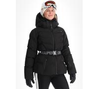 Superdry Luxe Belted Ski Padded Jacket Damen Skijacke - (Größe: XL/42, Schwarz)