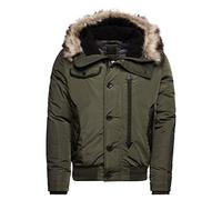 Superdry Mens A4-Padded Jacket, Olive, 2XL