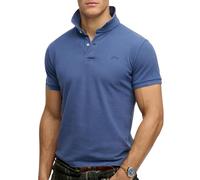 Superdry Men's Classic Pique Polo Shirt, Bay Blue, 56