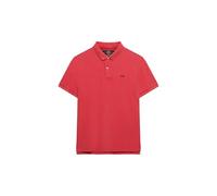 Superdry Men's Classic Pique Polo Shirt, Raspberry Pink, XXL