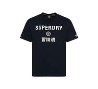 Superdry Mens Code CORE Sport Tee T-Shirt, Eclipse Navy, X-Small