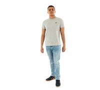 Superdry Men's Essential Logo EMB Tee T-Shirt, Light Grey Grindle Feeder, M