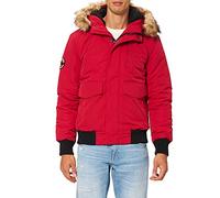 Superdry Mens Everest Bomber Jacket, Hike Red, XL