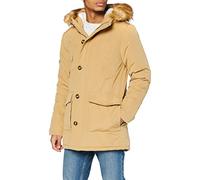 Superdry Mens Everest Parka, Classic Tan, Medium
