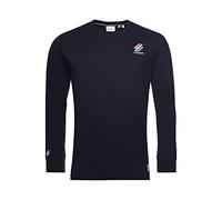 Superdry Mens M6010435A Shirt, Deep Navy, L