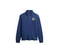Superdry Vintage Athletic Rugby Langarm-polo 2XL Bay Blue