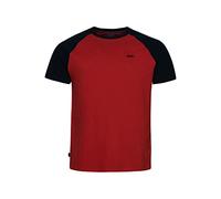 Superdry Mens Vintage Baseball Tee T-Shirt, Hike Red Marl/Eclipse Navy, 3X-Large