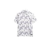 Superdry Mens Vintage Hawaiian Shirt Hemd mit Button-Down-Kragen, Optic Blossom, Medium