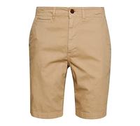 Superdry Mens Vintage Officer Chino Lässige Shorts, Stone Wash, 36