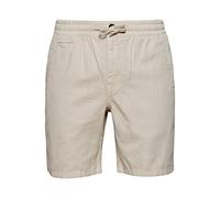 Superdry Mens Vintage Overdyed Lässige Shorts, Oatmeal, Medium