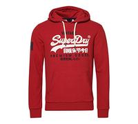 Superdry Mens Vintage VL Classic Hood UB Kapuzenpullover, Rich Red Marl, M