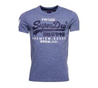 Superdry Mens VL NS Tee T-Shirt, Tois Blue Heather, Medium