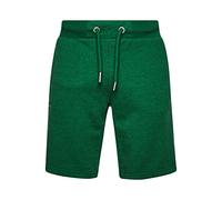 Superdry Mens VLE Jersey Shorts, Field Green Marl, Medium