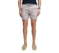 Superdry Merchant Linen Kurze Hose M Ash Grey Chambray