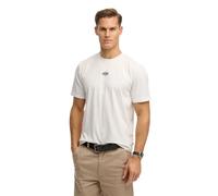 Rundhalsshirt SUPERDRY "MICRO LOGO TSHIRT", Damen, Gr. M, optic, Single Jersey, Obermaterial: 100% Baumwolle, unifarben, loose fit normal, Rundhals, Shirts Rundhalsshirt, mit Micro-Marken-Logo (113601